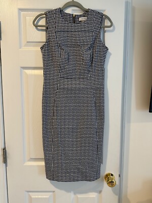 Calvin Klein Blue and White Dress-Size 4 | eBay Calvin Klein Blue and White Dress-Size 4 | eBay