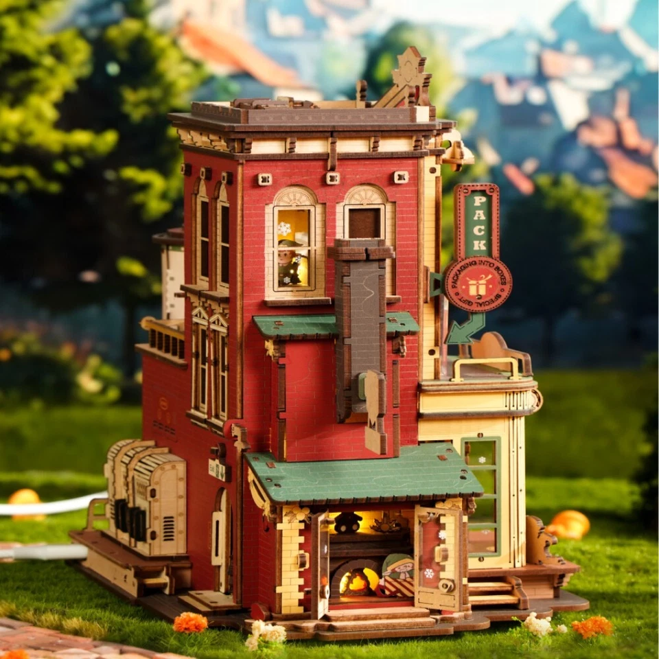 ROKR 3D Wooden Puzzle Music Box Model Kit Christmas Dream Gift Factory Xmas Gift - Image 4 of 4