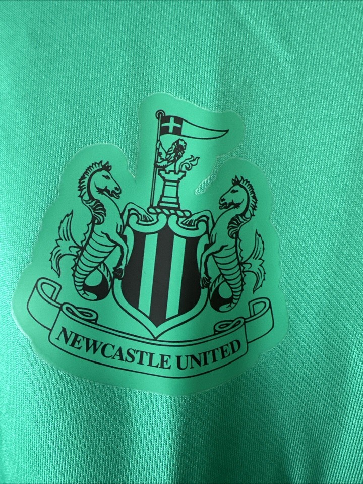 Newcastle United Castore 1/4 Zip Green Sports Jacket Mens Size UK 2XL