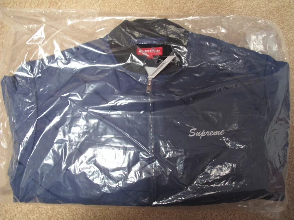 Supreme Quit Your Job Quilted Work Jacket Medium New