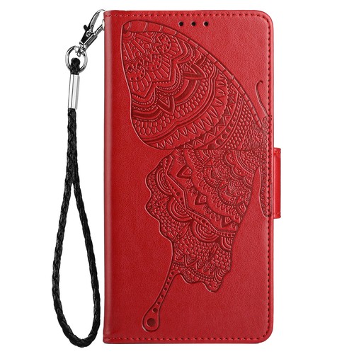 Case for iPhone 14 13 12 11 XS Pro Max XR Plus Leather Wallet Butterfly Pattern - Picture 12 of 57