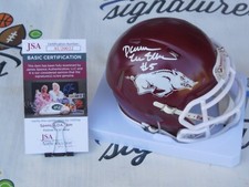 Darren McFadden signed Arkansas UA Razorbacks mini helmet JSA COA Dallas Cowboys