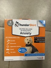 Thundershirt Dog Small 15-25lbs Gray Solution Anxiety Thunder Fireworks Travel