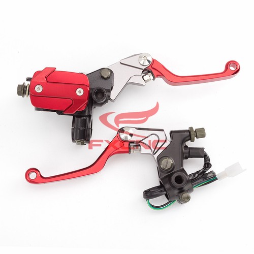 For Yamaha YFZ450 2007-2010/XT250X 06-14 Brake Master Cylinder Reservoir Levers - Picture 1 of 15