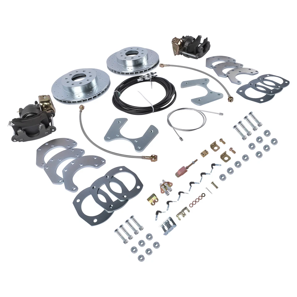 For GM 64-77 Oldsmobile Cutlass 10 12 Bolt Rear Axle Disc Brake Conversion Kit - Image 3 of 4