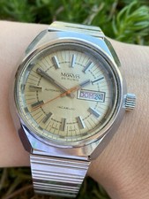 OROLOGIO MONVIS AUTOMATICO DAY DATE CAL.ETA 2789 UOMO 39mm MADE IN SVIZZERA