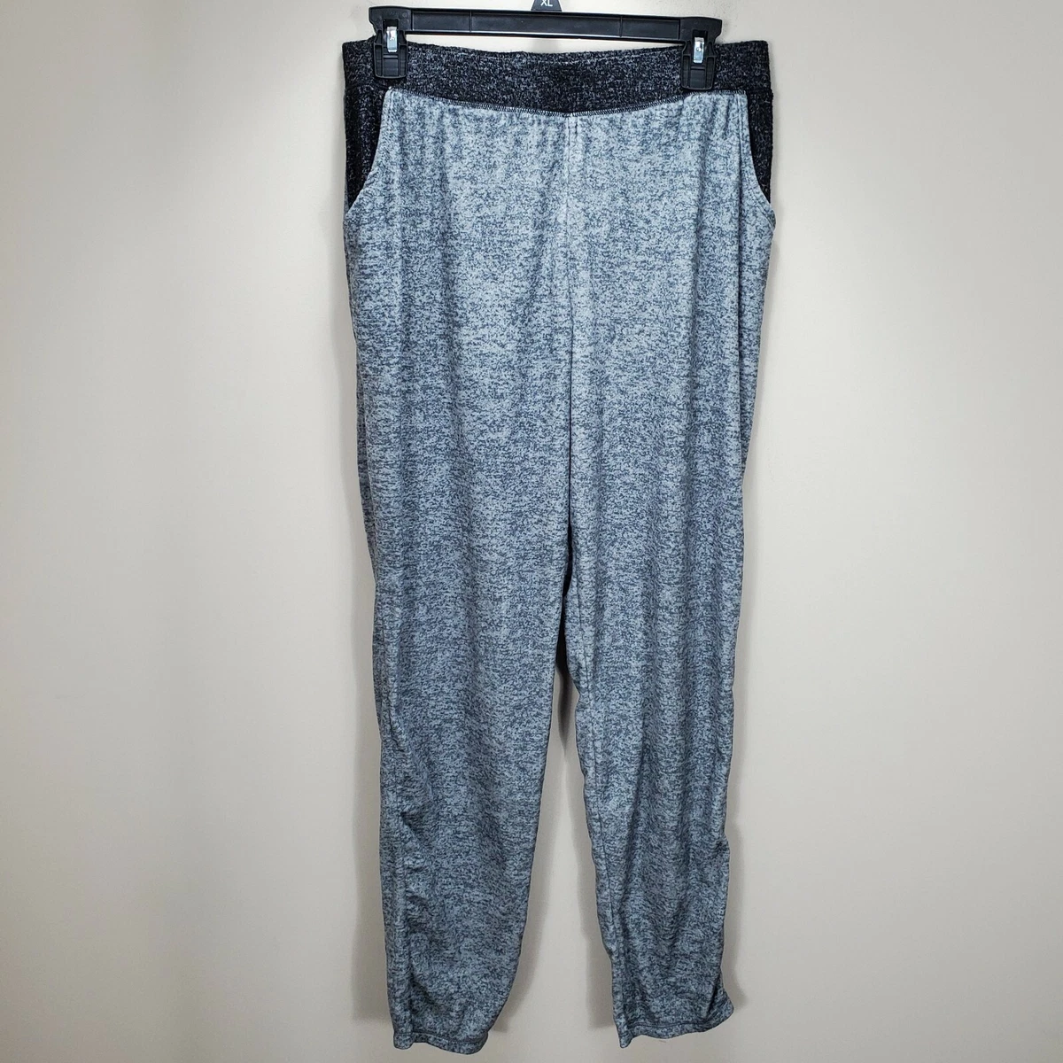 climate right cuddl duds Gray Pull On Pants Lounge wear M Heather Gray soft