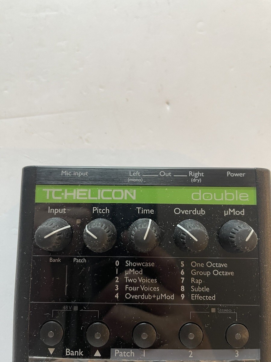 TC Helicon Voicetone Double Doubler Overdubbing Vocal Effect
