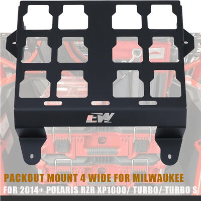 #ad #ad Packout Mount 4 Wide for Milwaukee for 14 23 Polaris RZR XP1000 Turbo Turbo S $130.99