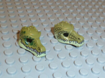 LEGO  Chima 2x Maske Kopfbedeckung Alligator crawley warrior 2 F2372