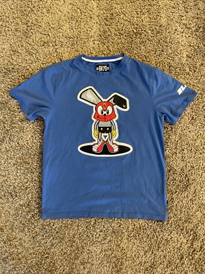 Mens Sz Med BKYS Blazo The Bunny T Shirt Blue Excellent 
