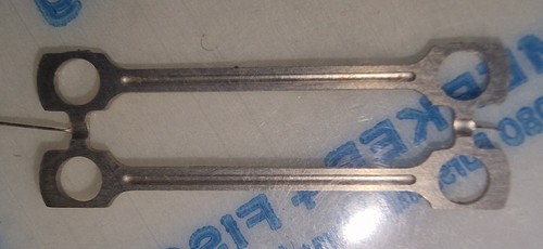 H0 M+F Merker Fischer Nº 6445 Par de barras de cúpula Lbst. 18,5 mm nuevo embalaje original | Zustand: Neu