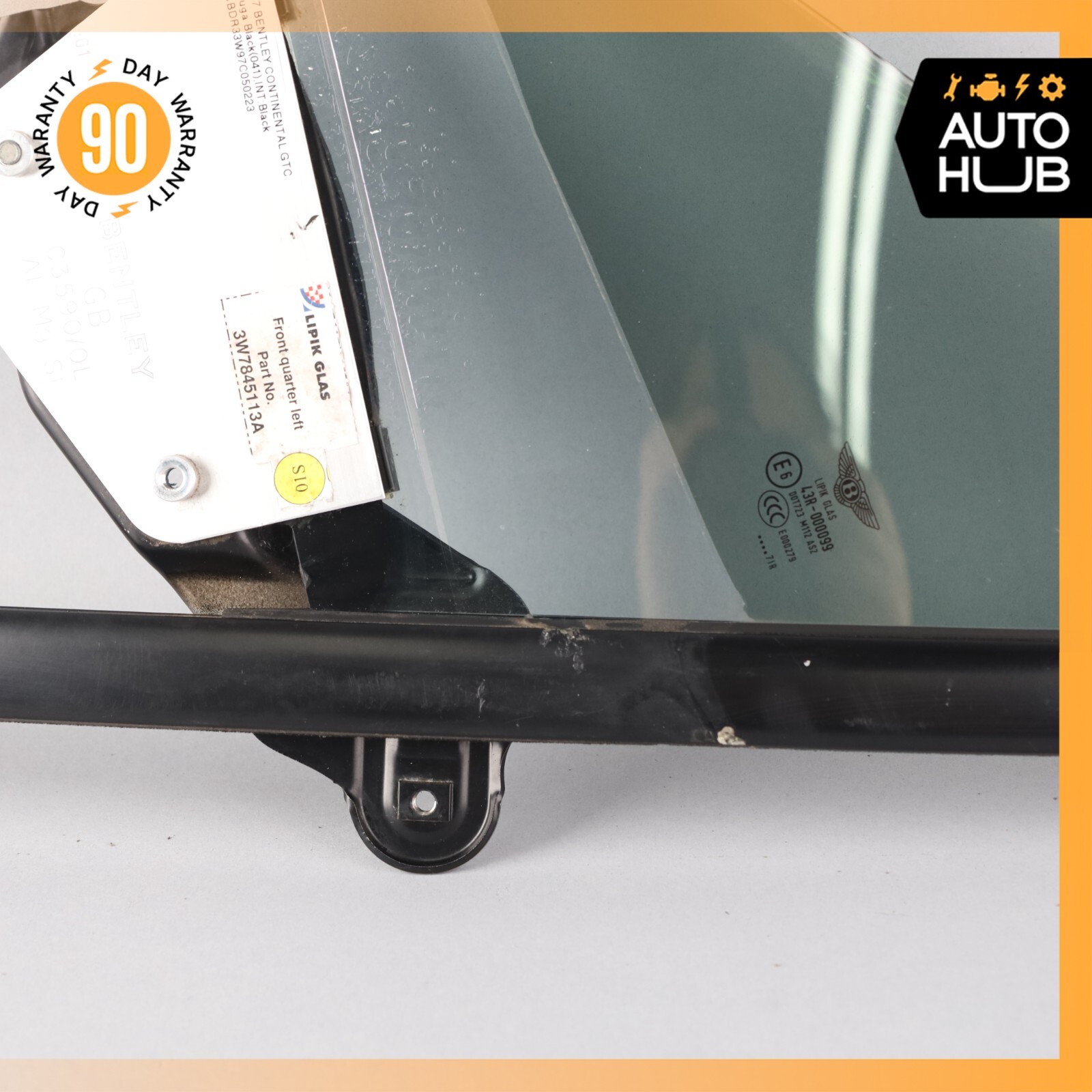 07-11 Bentley Continental GTC Front Left Side Door Vent Window Glass OEM 62k