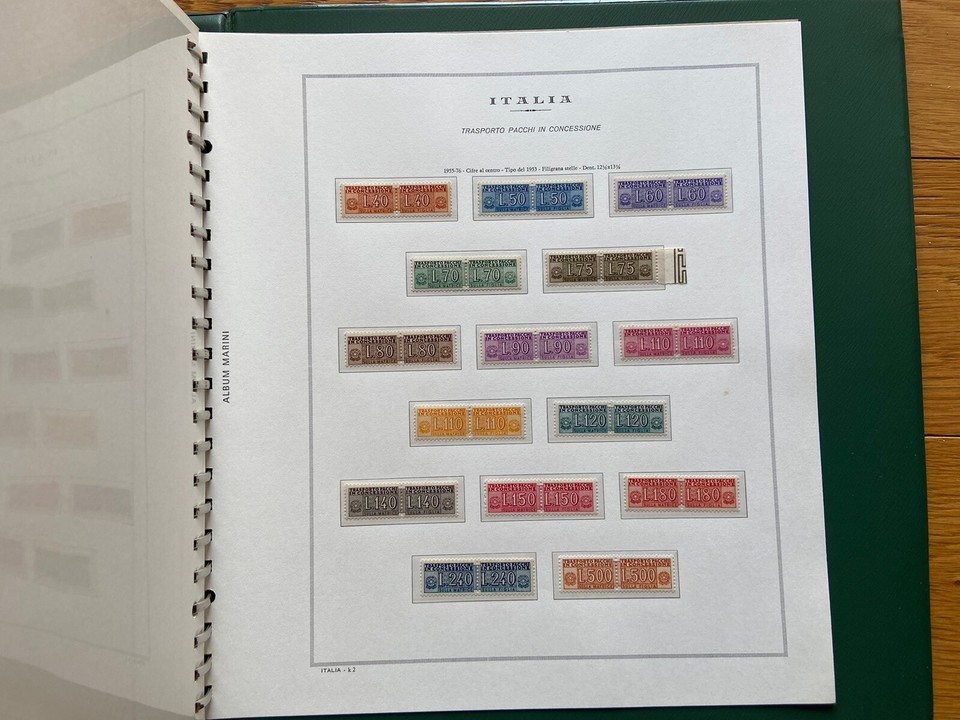 Collection Italia 1945-1961 Complète – Pièces De Monnaie / Timbres ? – Italie
