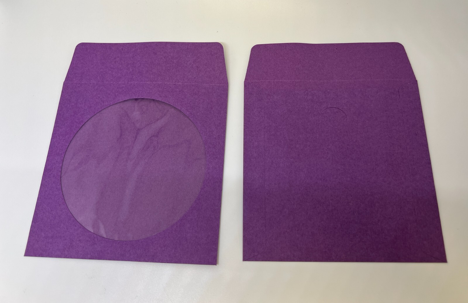 sale-100-pcs-cd-dvd-paper-sleeve-with-window-and-flap-purple