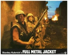 Full Metal Jacket Original Lobby Card Matthew Modine Adam Baldwin Kubrick 1987