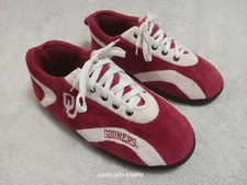 Oklahoma Sooners "Comfy Feet" All Around Rubber Soled Slippers Size: XL (11-12)