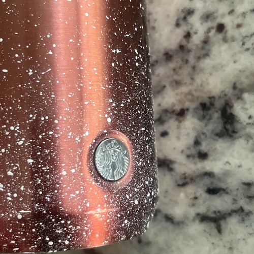 Starbucks Rose Gold Pink Metallic Stainless Steel 12oz Tumbler No Lid No Straw - Picture 2 of 7