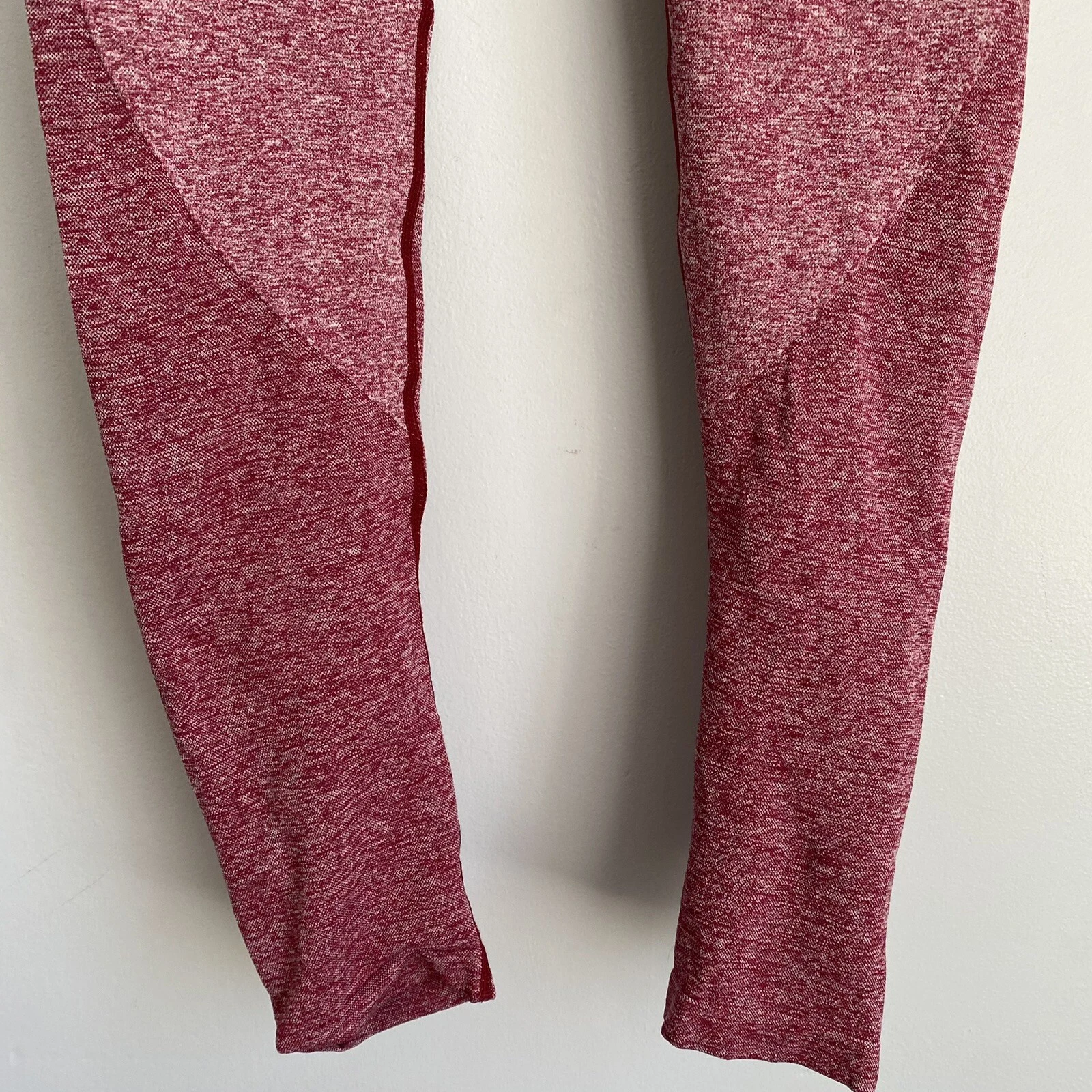 gymshark flex seamless mid rise stretch marled elastic waist leggings