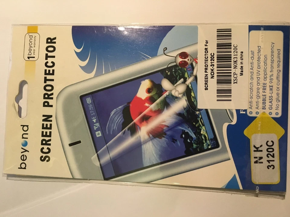 Nokia 3120C Screen Guard Protector in Clear XSCP-NOK3120C. Brand New Sealed pack - Image 2 of 4