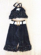 Black  White Jazz/Tap/Musical Theatre Youth Dance Costume