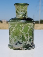 Old Antique Inkwell from the 1800s. Ink Well Glass.