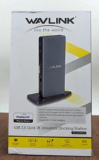 T WAVLINK USB 3.0  Dual 2K Universal Docking Station