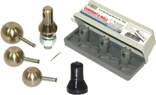 Convert-A-Ball 3-Ball Set 1-7/8", 2" & 2-5/16" Balls & Accessories Nickel-Plated