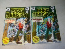DARK MANSION #13 comic ART original COVER PROOF and COLOR GUIDE 1973 KALUTA 