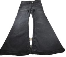 Wonder Nation Toddler Unisex Size XS 4-5 Flare Jegging Pull On Jeans Black