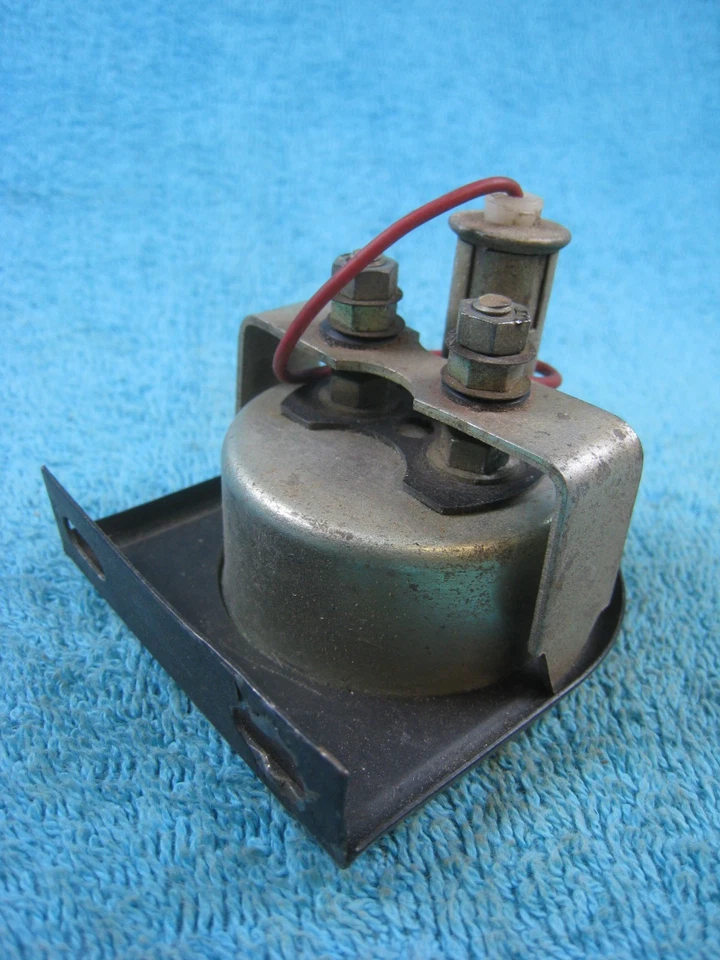 Medidor accesorio amperios vintage años 60 con panel de montaje 2" 12V AMP - FUNCIONA Foto 4 de 4