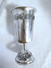Becher, Trinkbecher 800 Silber "University of Haifa" 51,5 Gramm