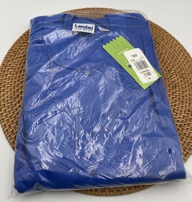 Landau Royal Blue Lab/Scrub Coat Chest & 2 Lower Pockets New Size 3XL