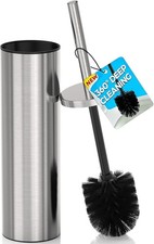 Stainless Steel Toilet Bowl Brush and Holder for Bathroom, Deep Cleaning Toilet