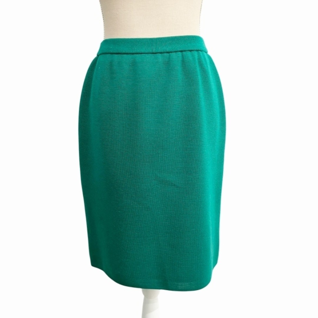Gonna maglia Yves Saint Laurent lunghezza ginocchio lana verde 9 circa M usata ef94504d40a