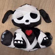 Skelanimals Dax the Dog Mummy Plush 6  2009 - Some Wear Read Description