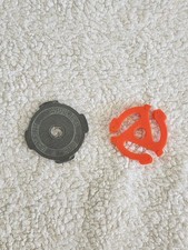 Vintage Metal Webster Chicago 45 RPM Record Insert Adapter Plus Bonus Adaptor