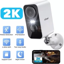 ieGeek 2K WIFI Security Cameras Wireless Outdoor,Battery Powered Night Vision