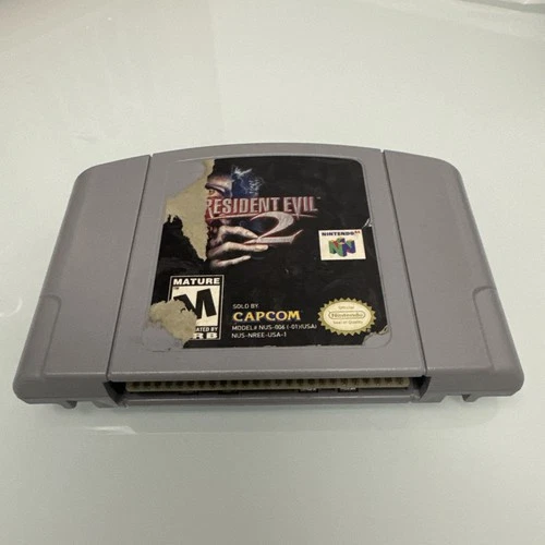 RESIDENT EVIL 2 for Nintendo 64 N64 Authentic Cartridge, Tested and Working