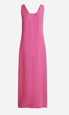 J. Crew Scoopneck cupro-blend slip dress Neon Flamingo Sz XXS