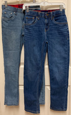 LOT of 2 Levi's Boys Blue Denim Jeans-511 Slim  514 Straight Size 12 