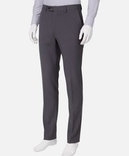 Calvin Klein Men's Gray Infinite Stretch Skinny Jayden Dress Pants Size 36W 32L