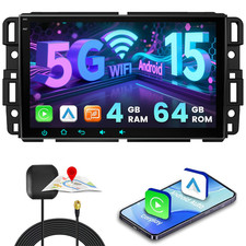 Car Stereo Radio CarPlay GPS For 2007-2013 Chevy Silverado 1500 2500 3500