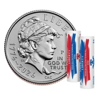 Semiquincentennial Dime 2026 Rolls and Bags-Emerging Liberty 2-Roll Set PRESALE