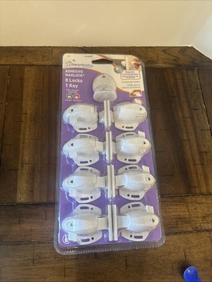 Dreambaby Adhesive Magnetic Lock Home Child Safety System 8 Locks 1 Key Pack New
