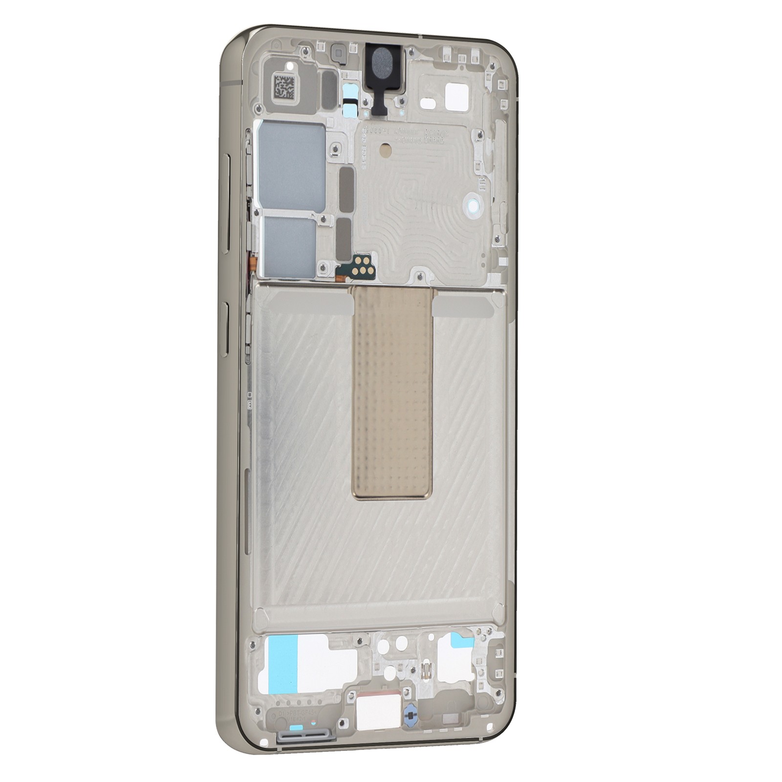 Châssis central Galaxy S23 d'origine Service Pack Samsung en aluminium gris clair - 2