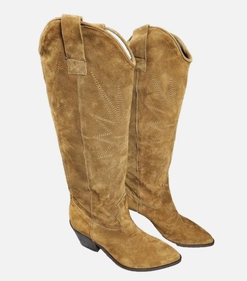NELSON Damen Lederstiefel Cowboystiefel Gr.38, Neu !!
