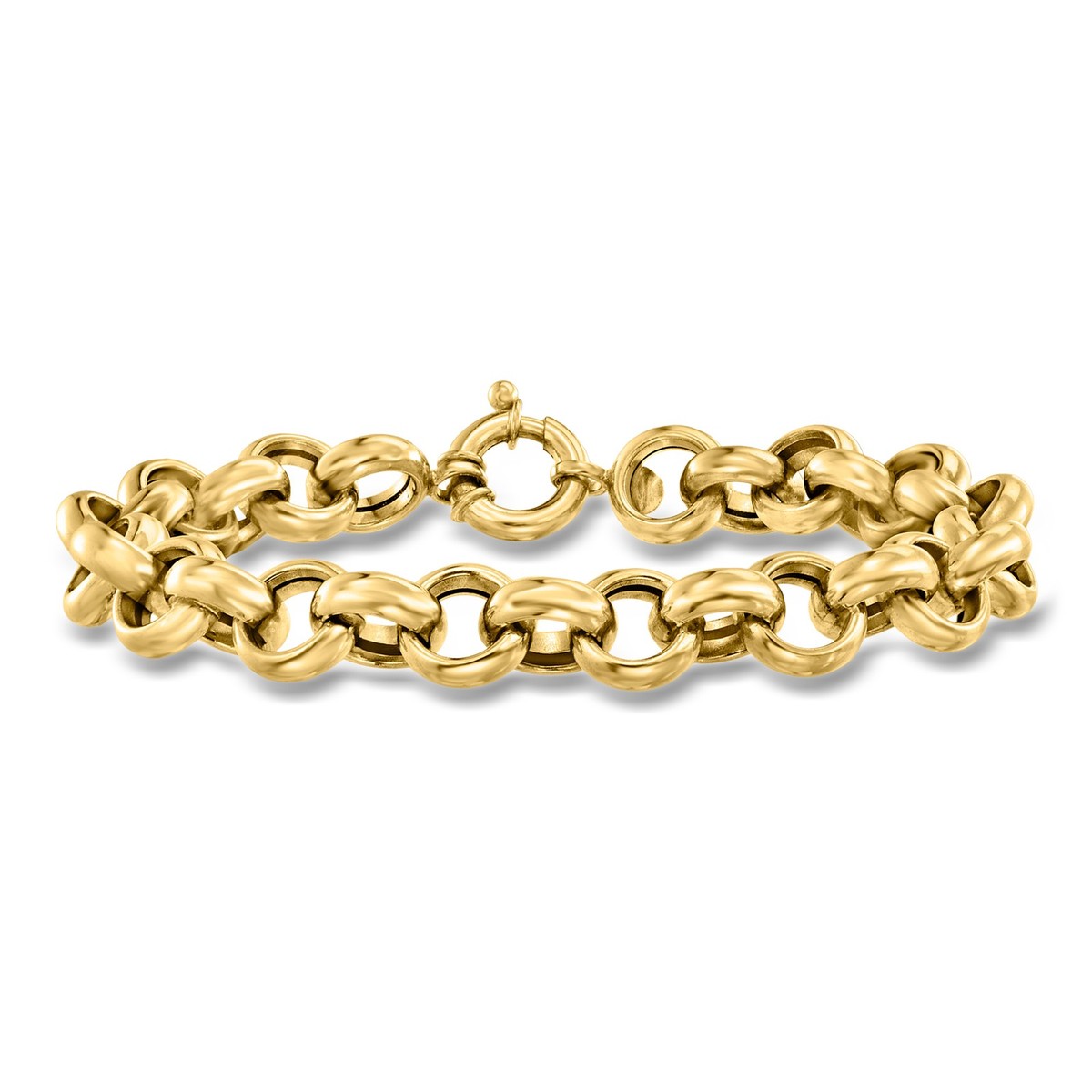 Ross-Simons Italian 14kt Yellow Gold Rolo-Chain Bracelet | eBay