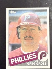 1985 Topps - Greg Gross #117