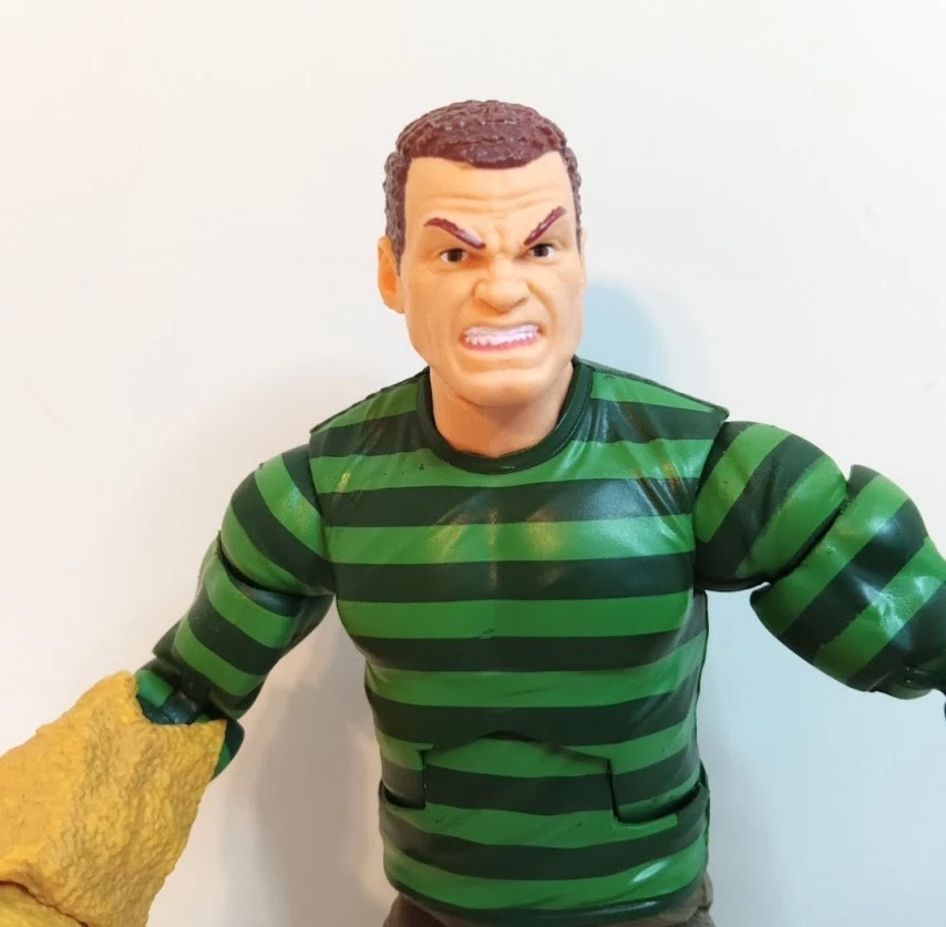 THE SANDMAN Marvel Legends Spider-Man Retro Animated Series Hasbro COMPLETE - Image 2 of 4